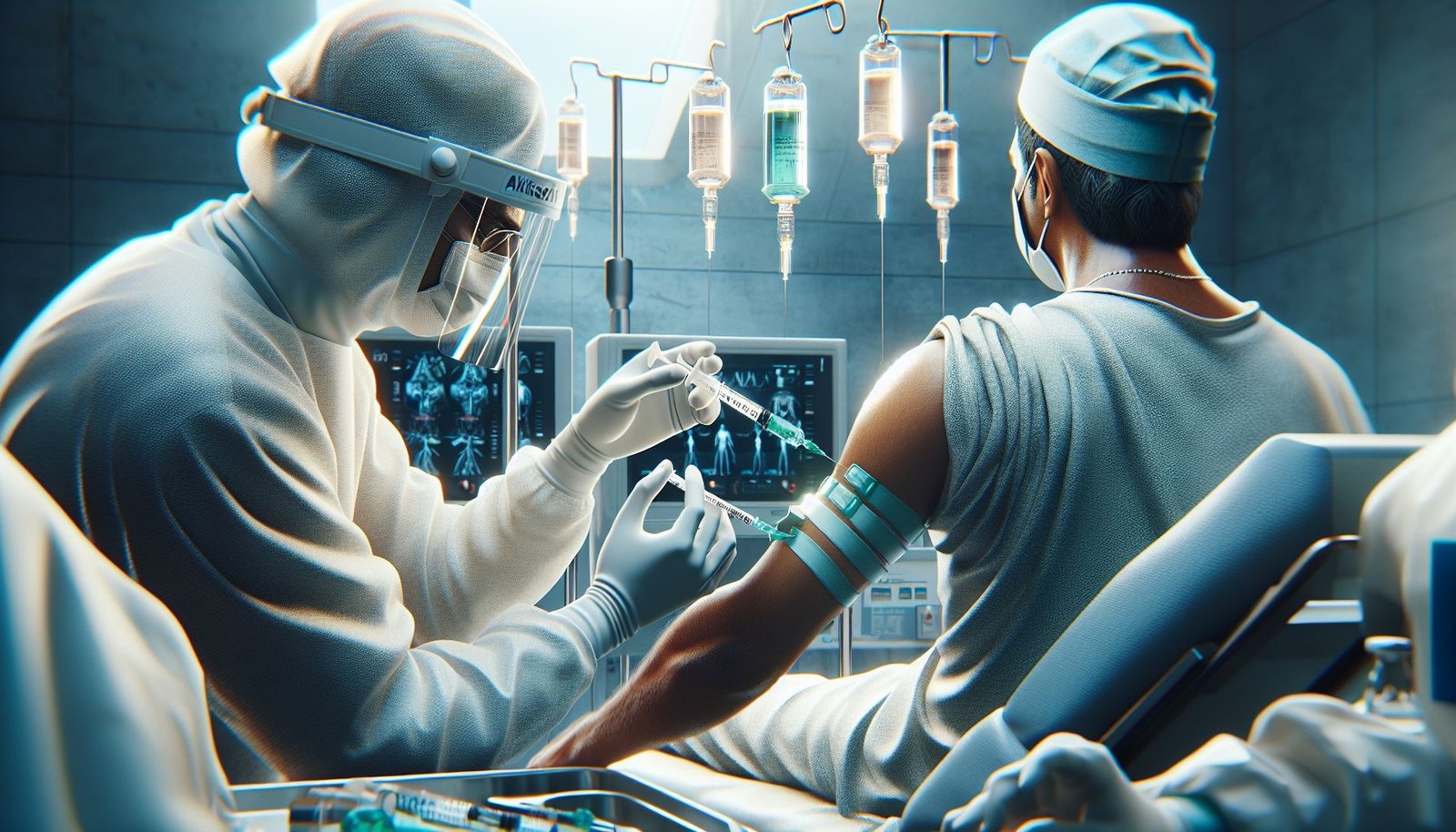 Image d'une injection d'amkicacine